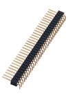 BAD WCON 2.00mm 90° ringsum Pin Header Single Row Black-Farbe 1*32P H=2.8mm L=11.8mm
